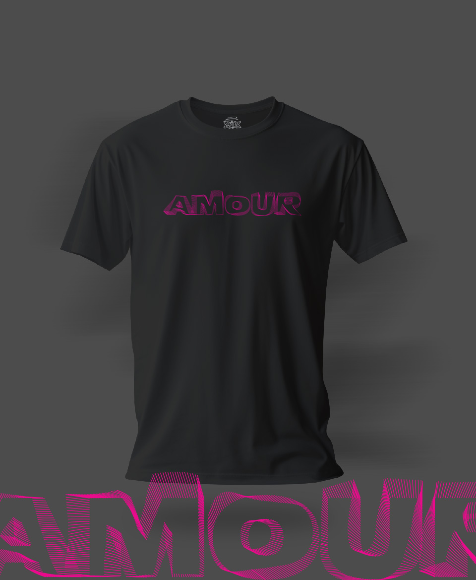 T-shirt Amour Black 016