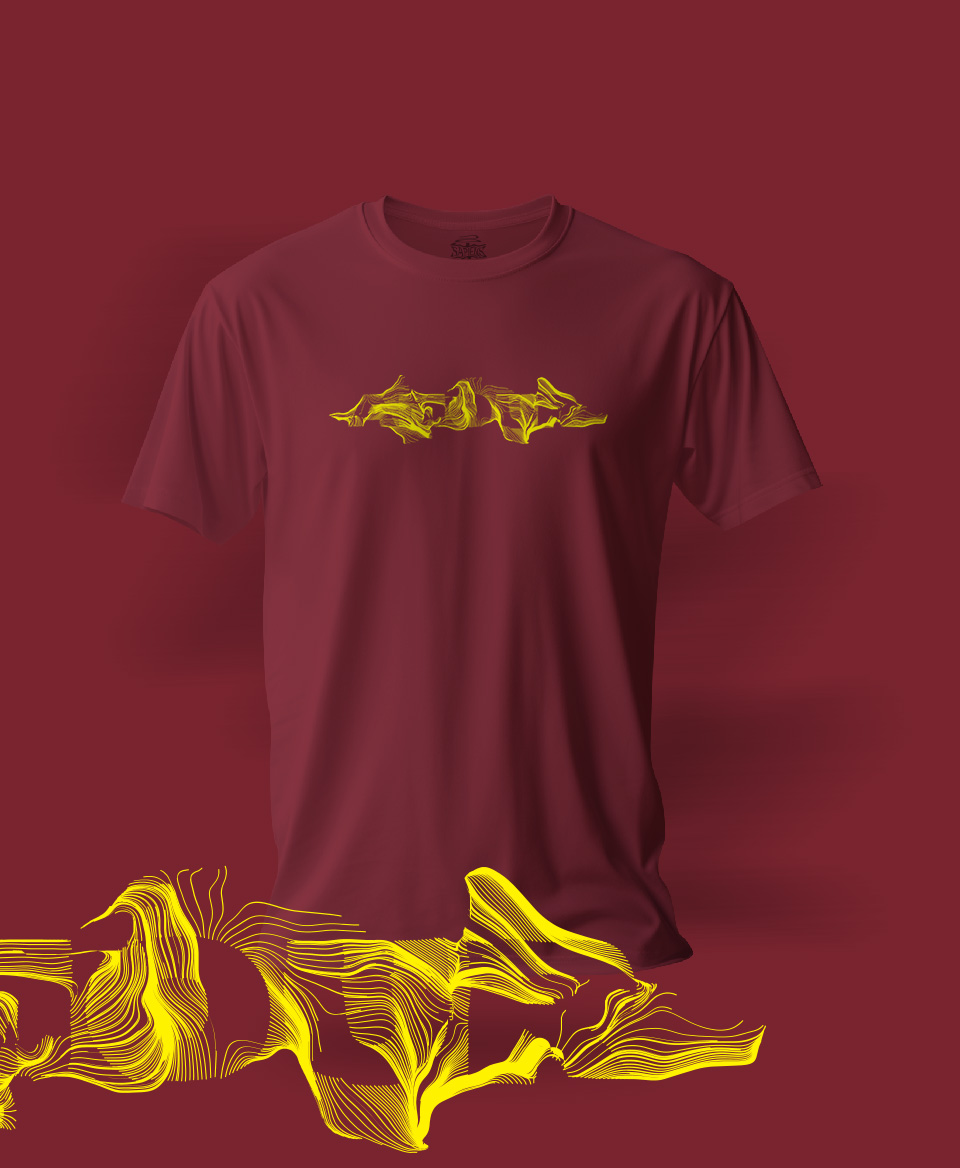 T-shirt Amour Burgundi 013