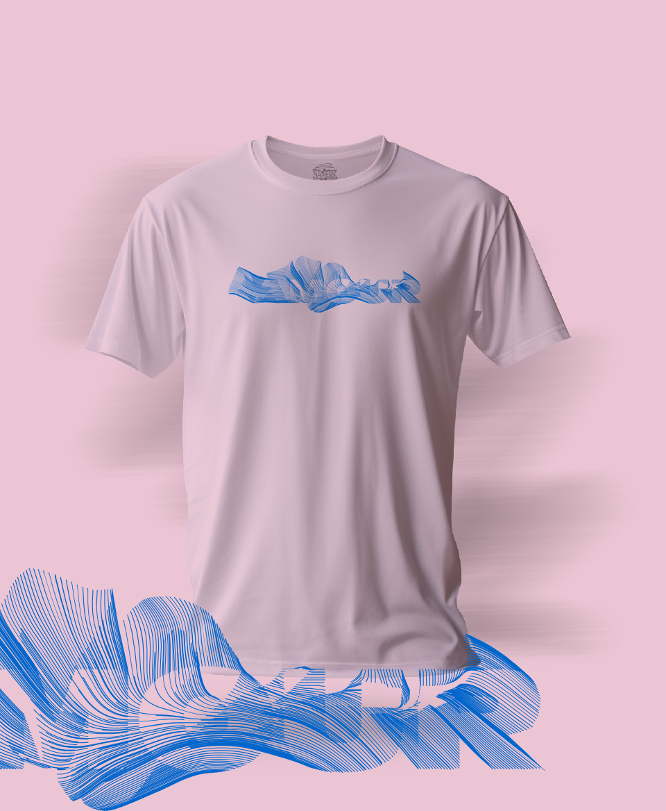 T-shirt Amour Rose 001