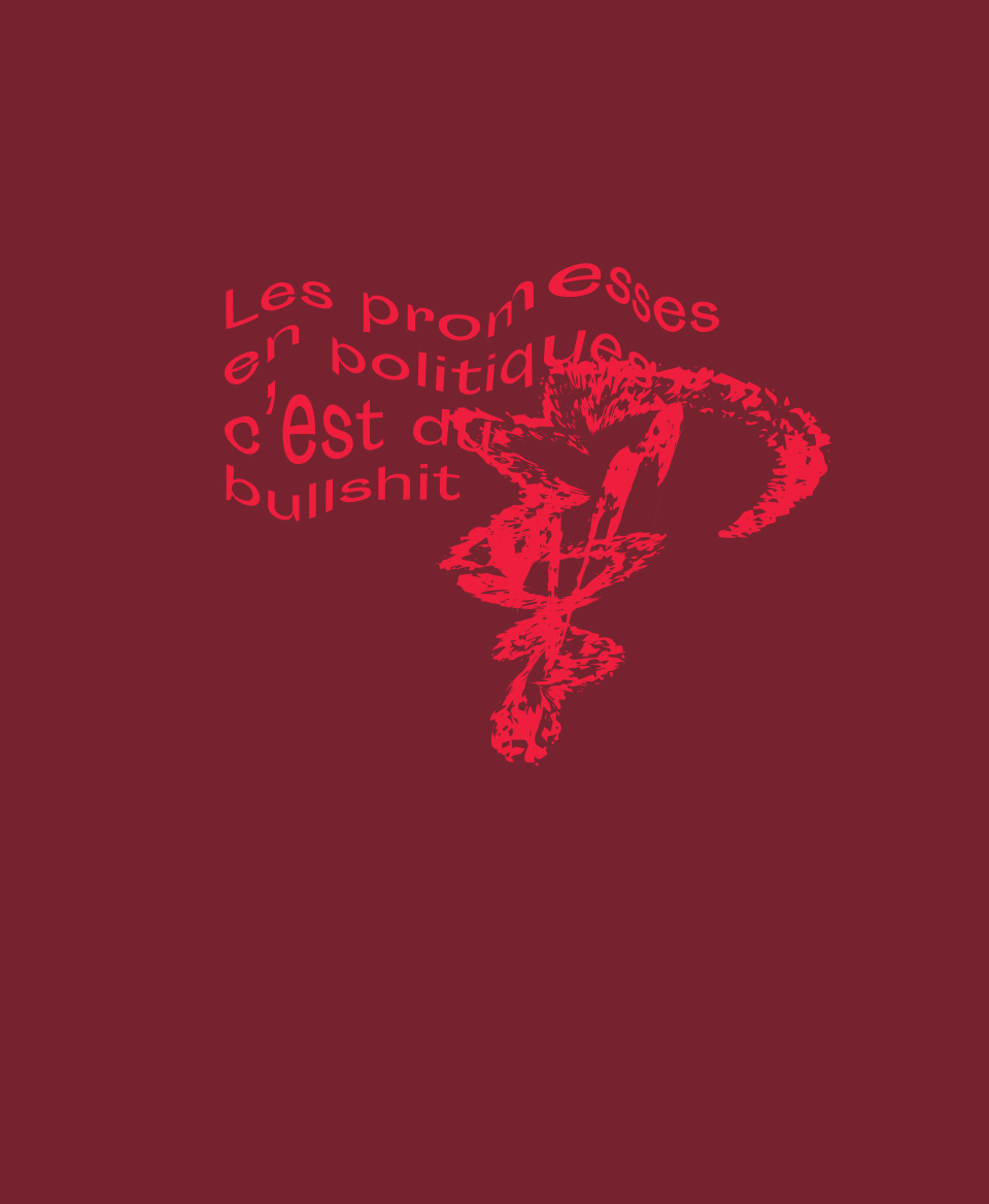 T-shirt #Bullshit: Les promesses en politique c