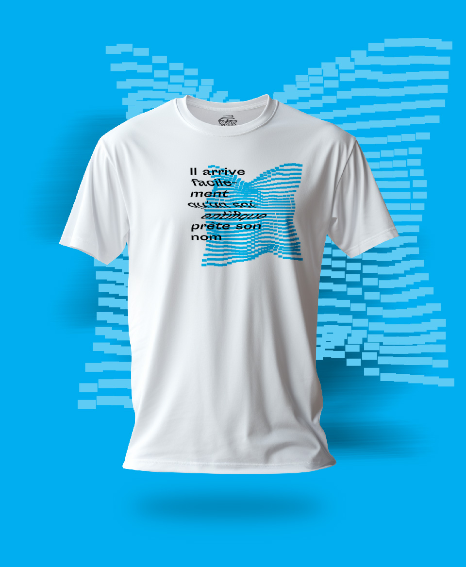 T-shirt Science : Il arrive facilement qu'un scientifique prête son nom