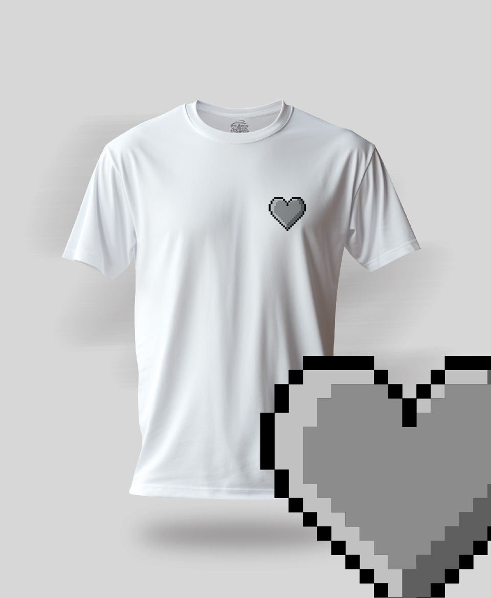 T-shirt Amour blanc 16