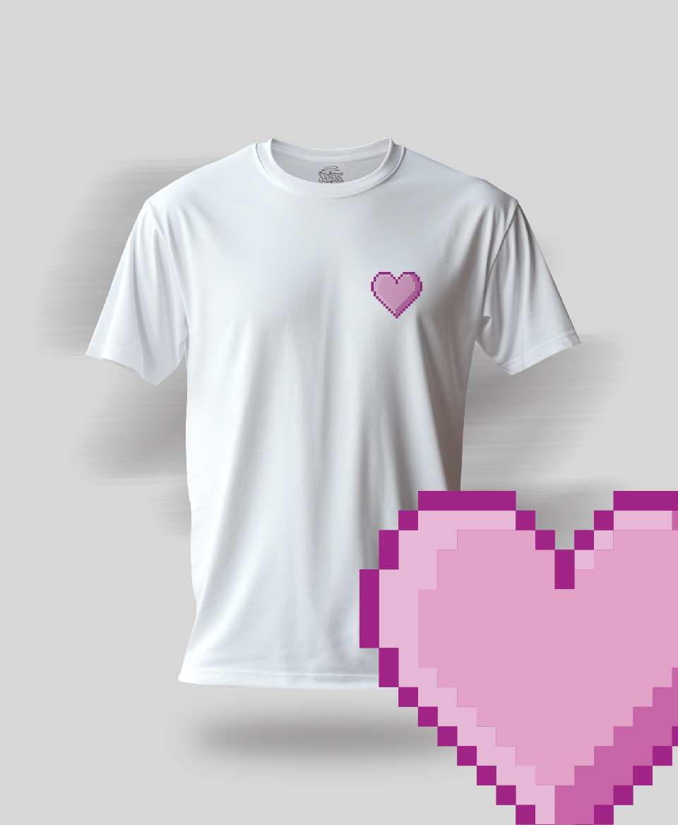T-shirt Amour blanc 17