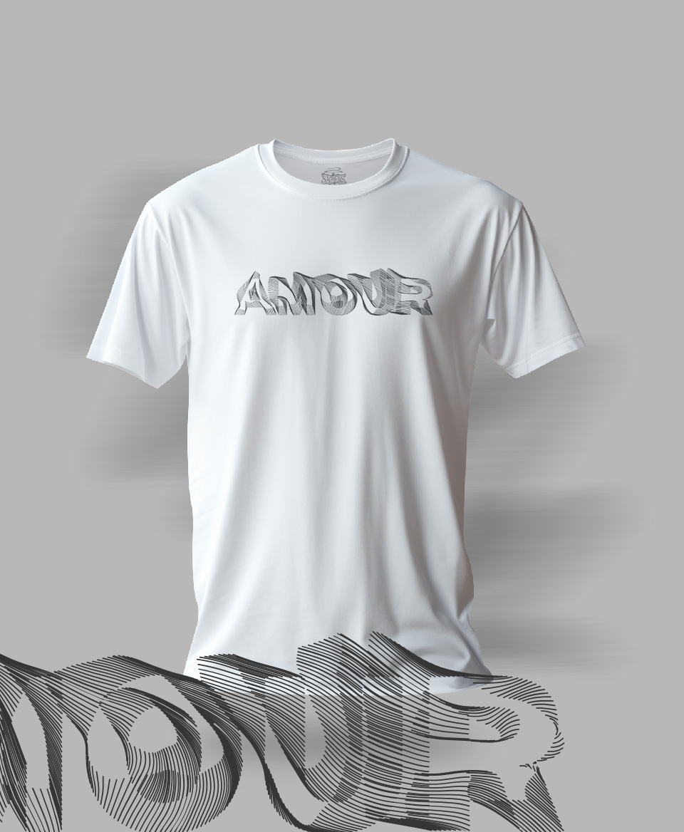 T-shirt Amour blanc 19