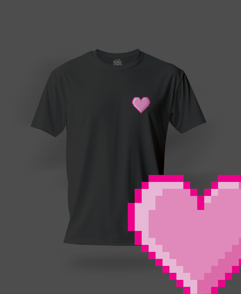 T-shirt Amour Black 018