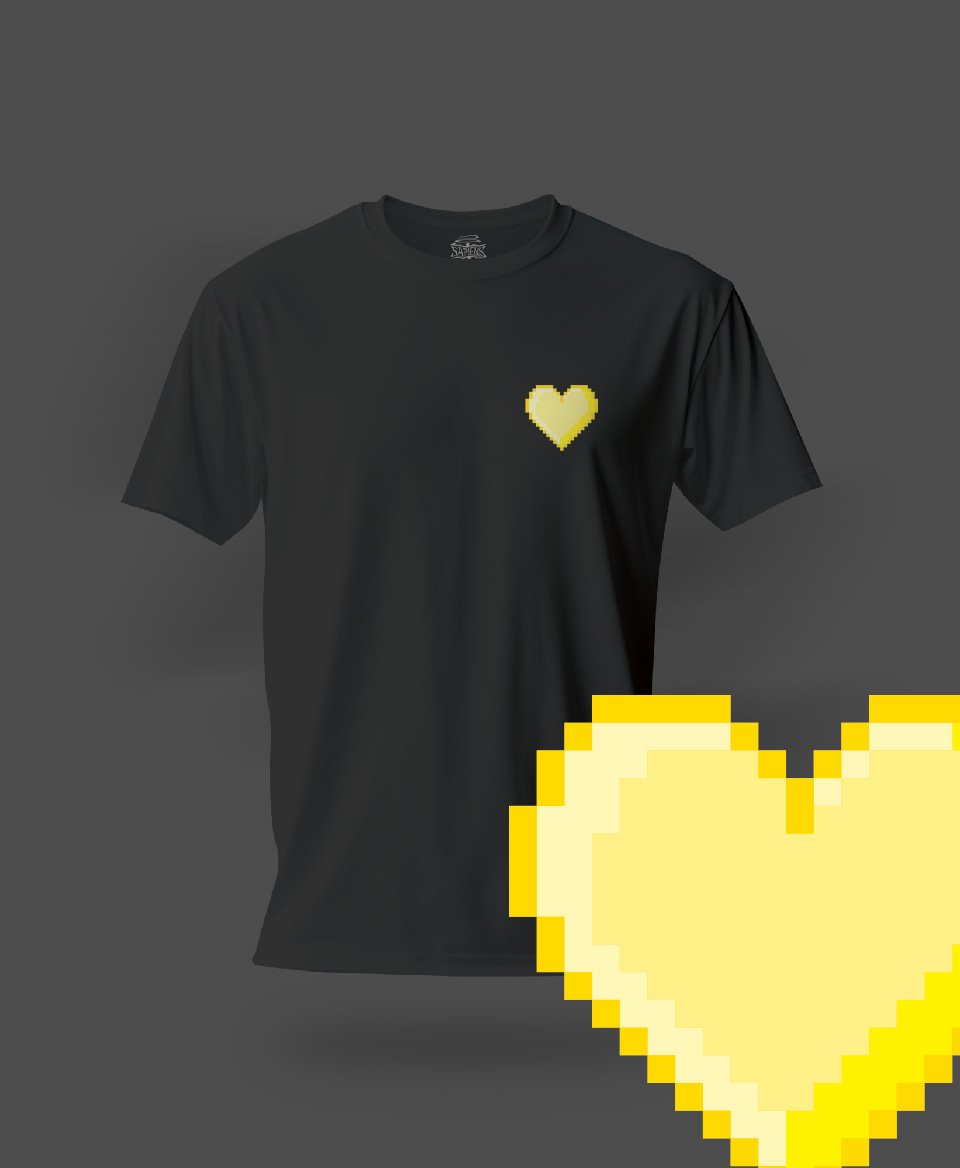 T-shirt Amour Black 017