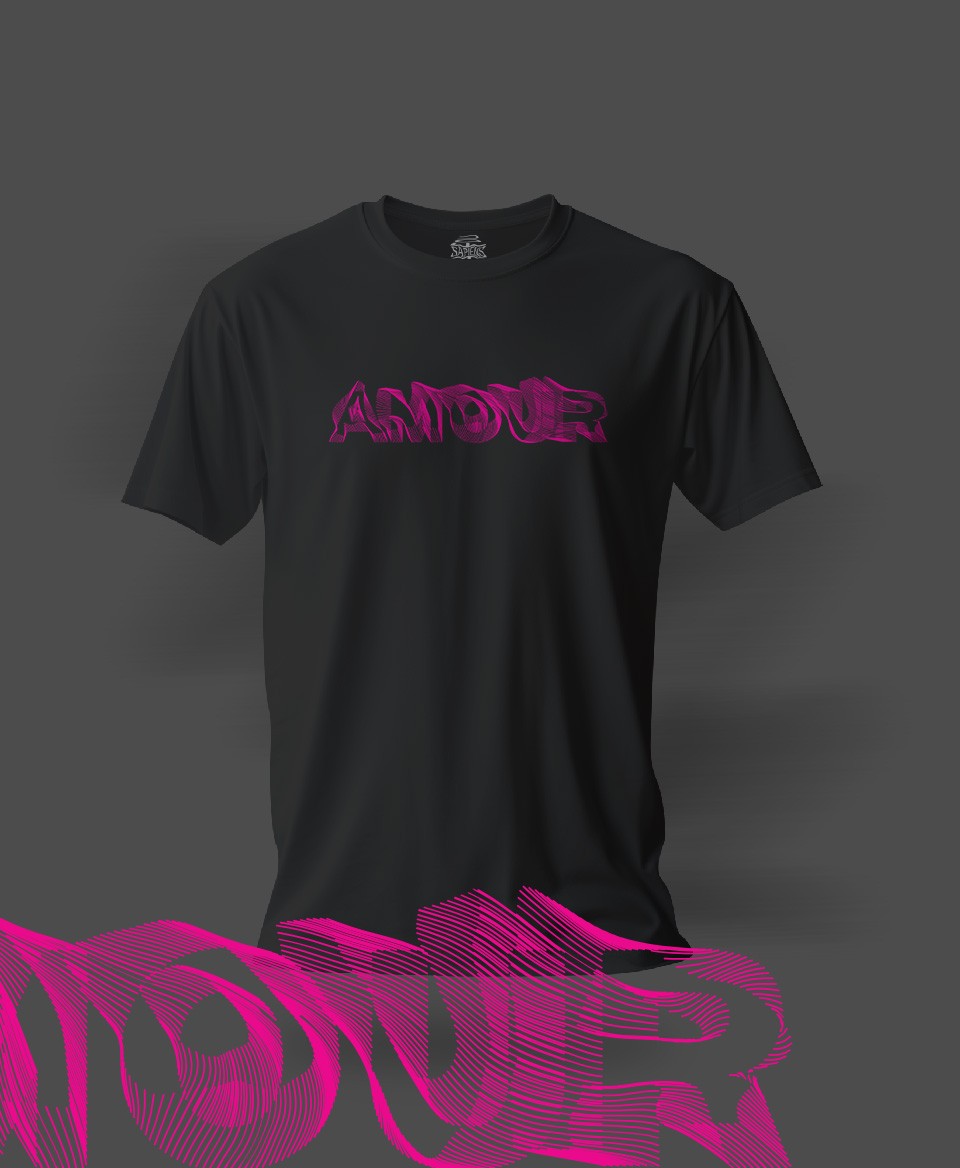 T-shirt Amour Black 019