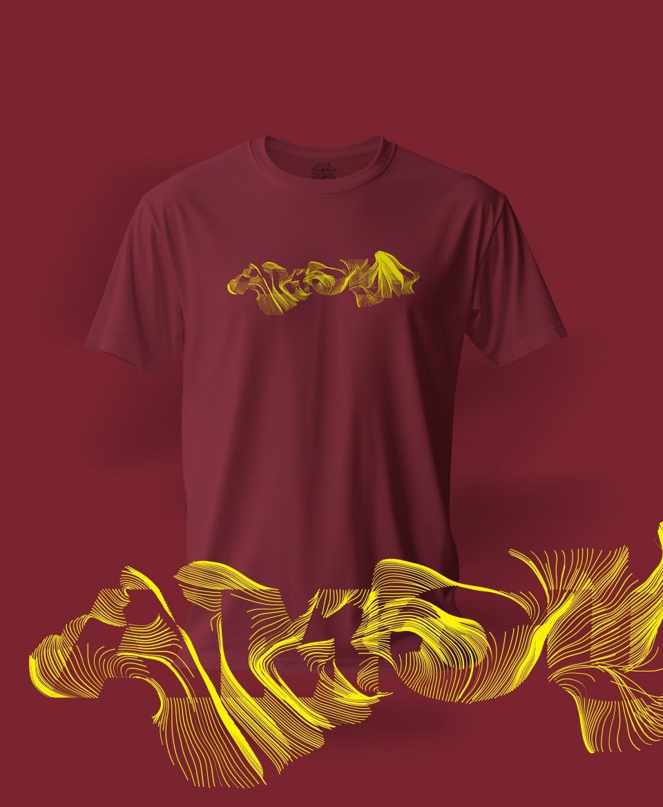 T-shirt Amour Burgundi 018