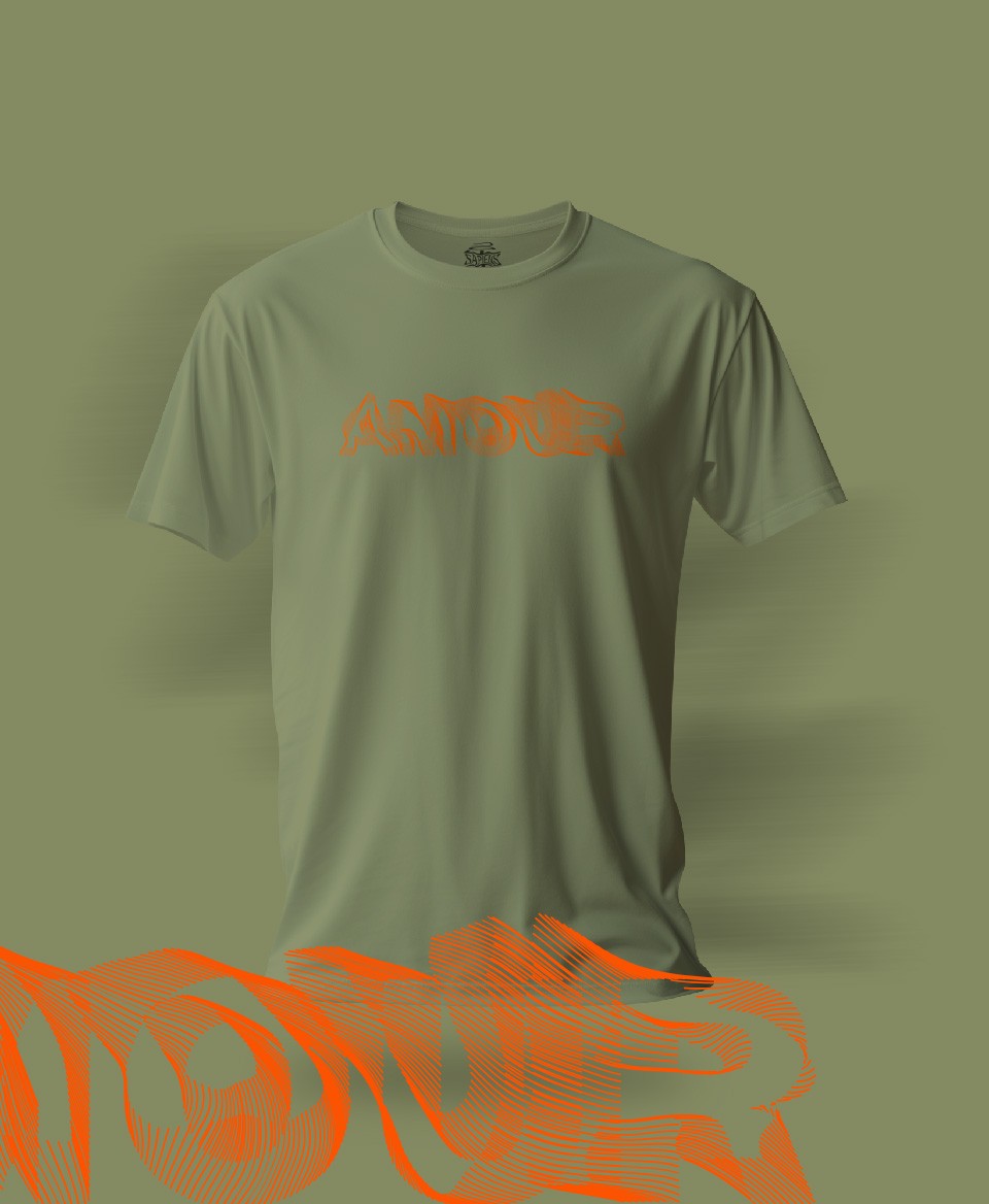 T-shirt Amour Olive 019
