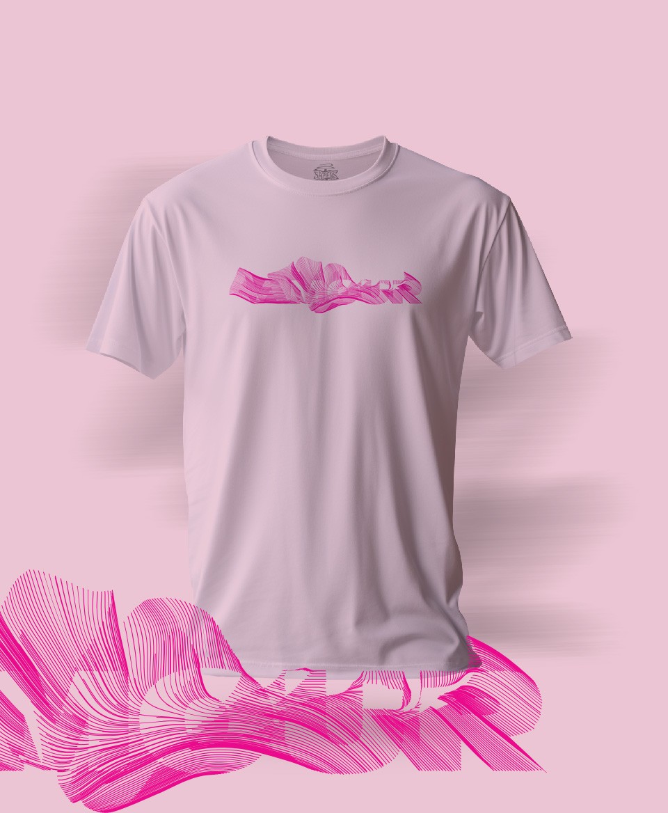 T-shirt Amour Rose 001