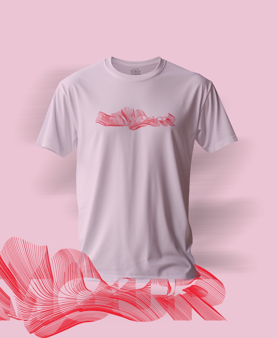 T-shirt Amour Rose 001