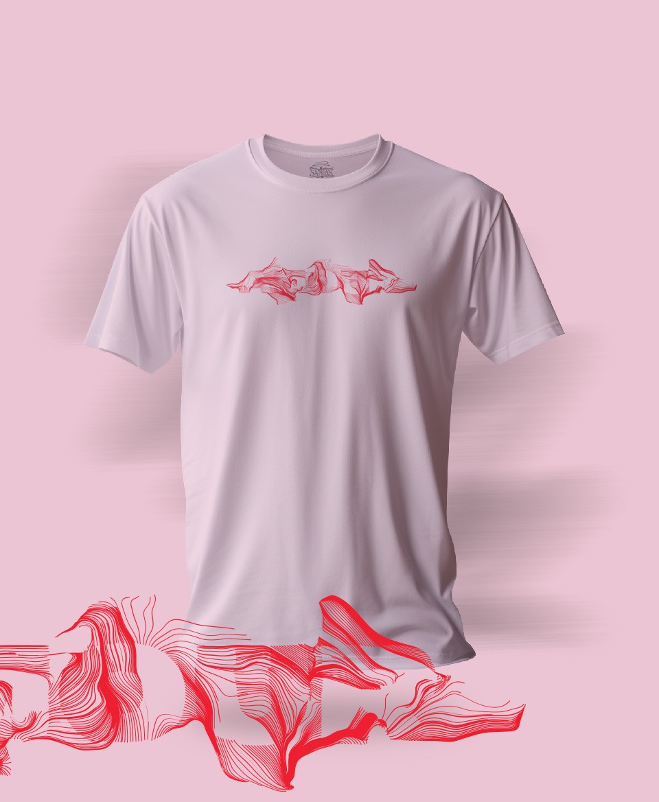 T-shirt Amour Rose 013