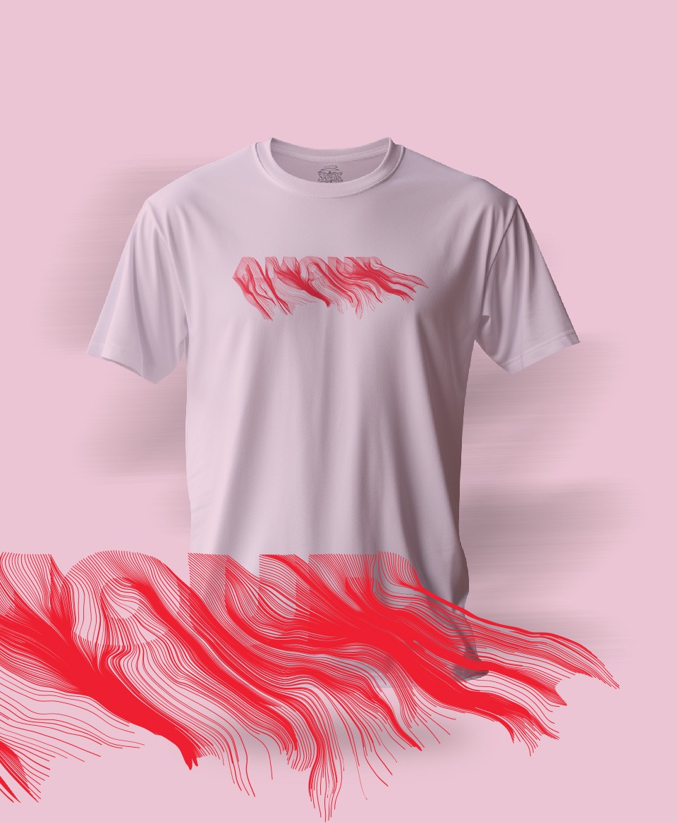 T-shirt Amour Rose 017