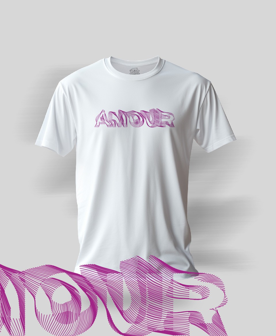 T-shirt Amour blanc 19