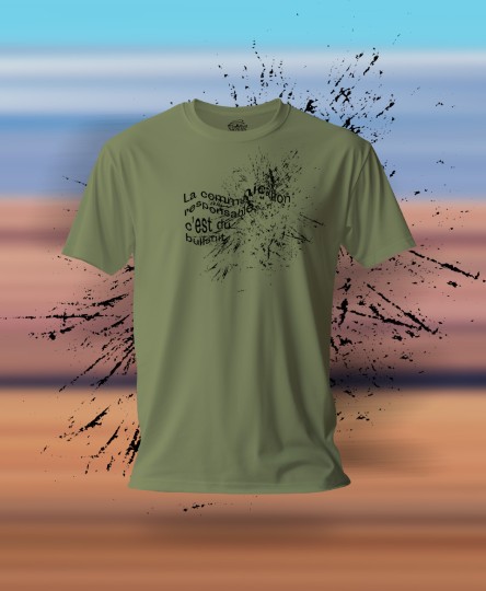 T-shirt #Bullshit : La communication responsable c'est du bullshit