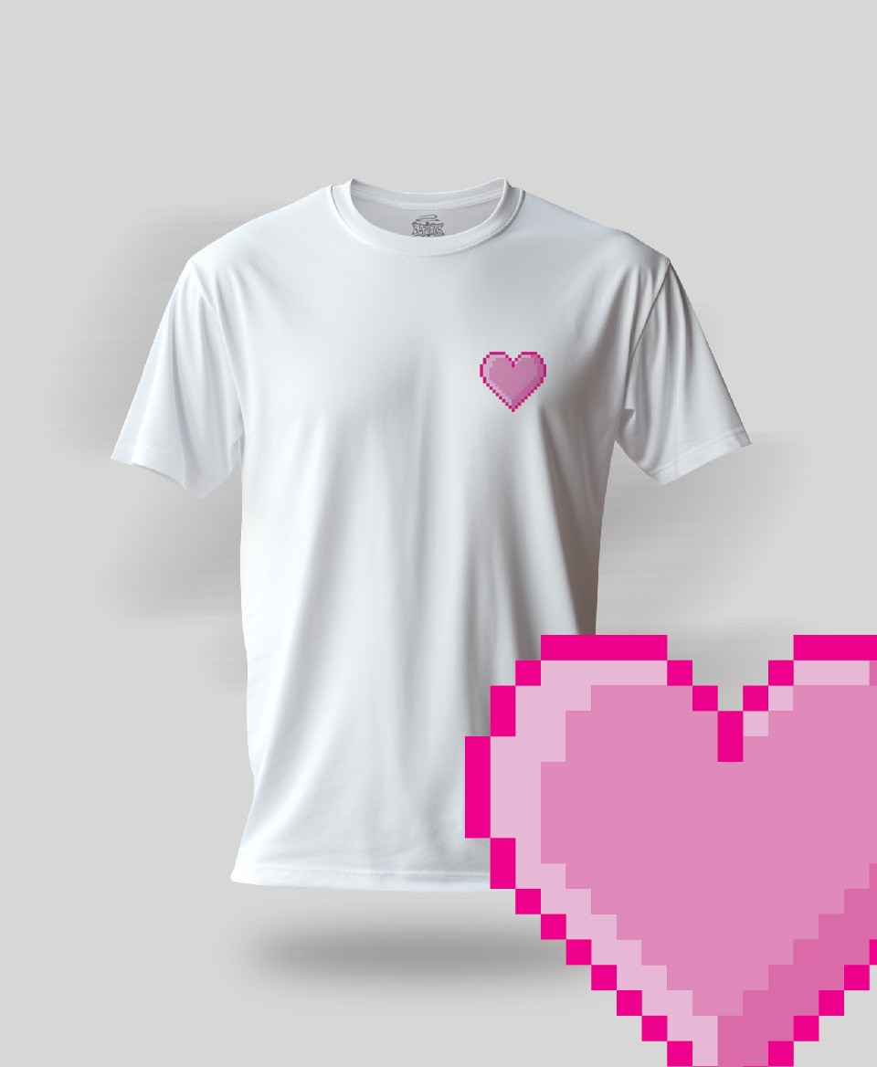 T-shirt Amour blanc 13
