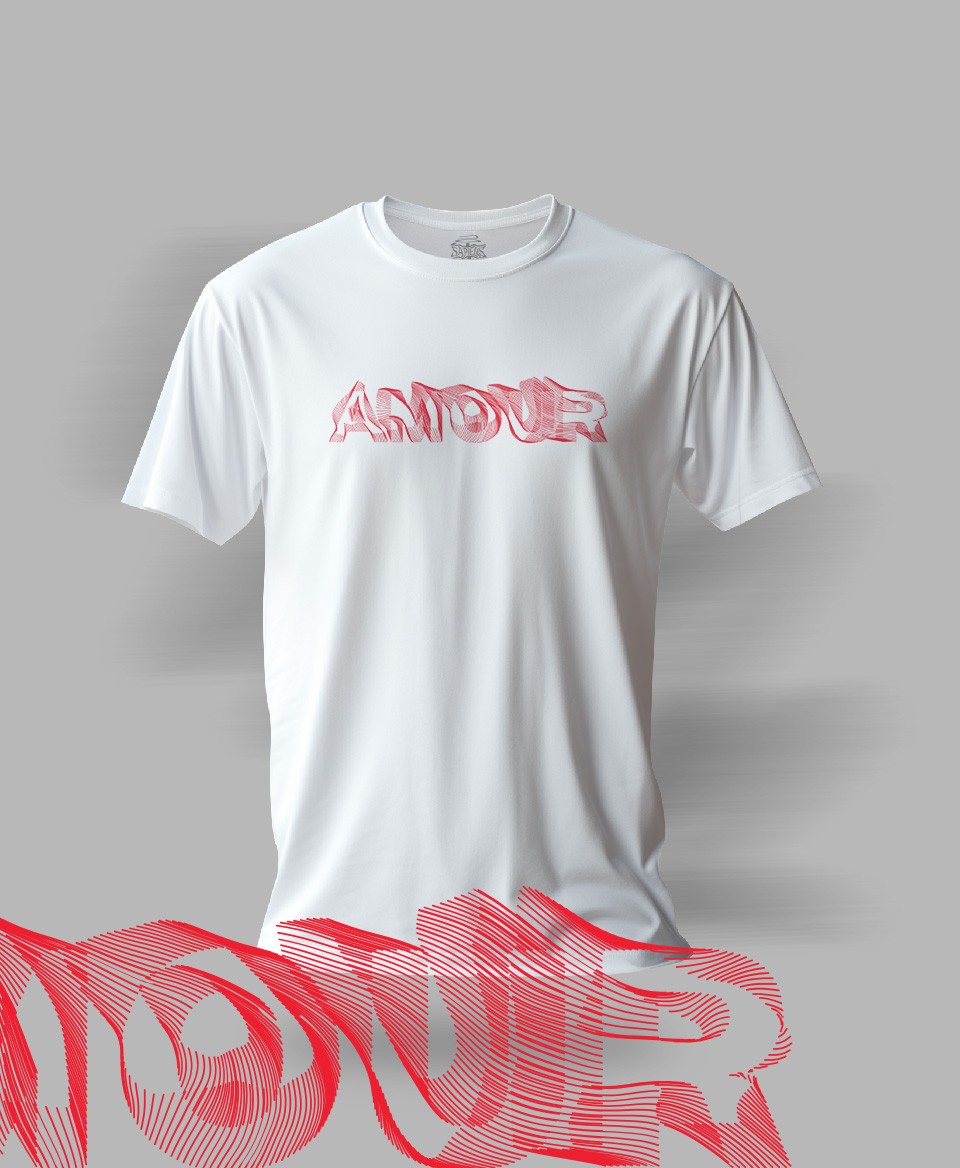 T-shirt Amour blanc 19