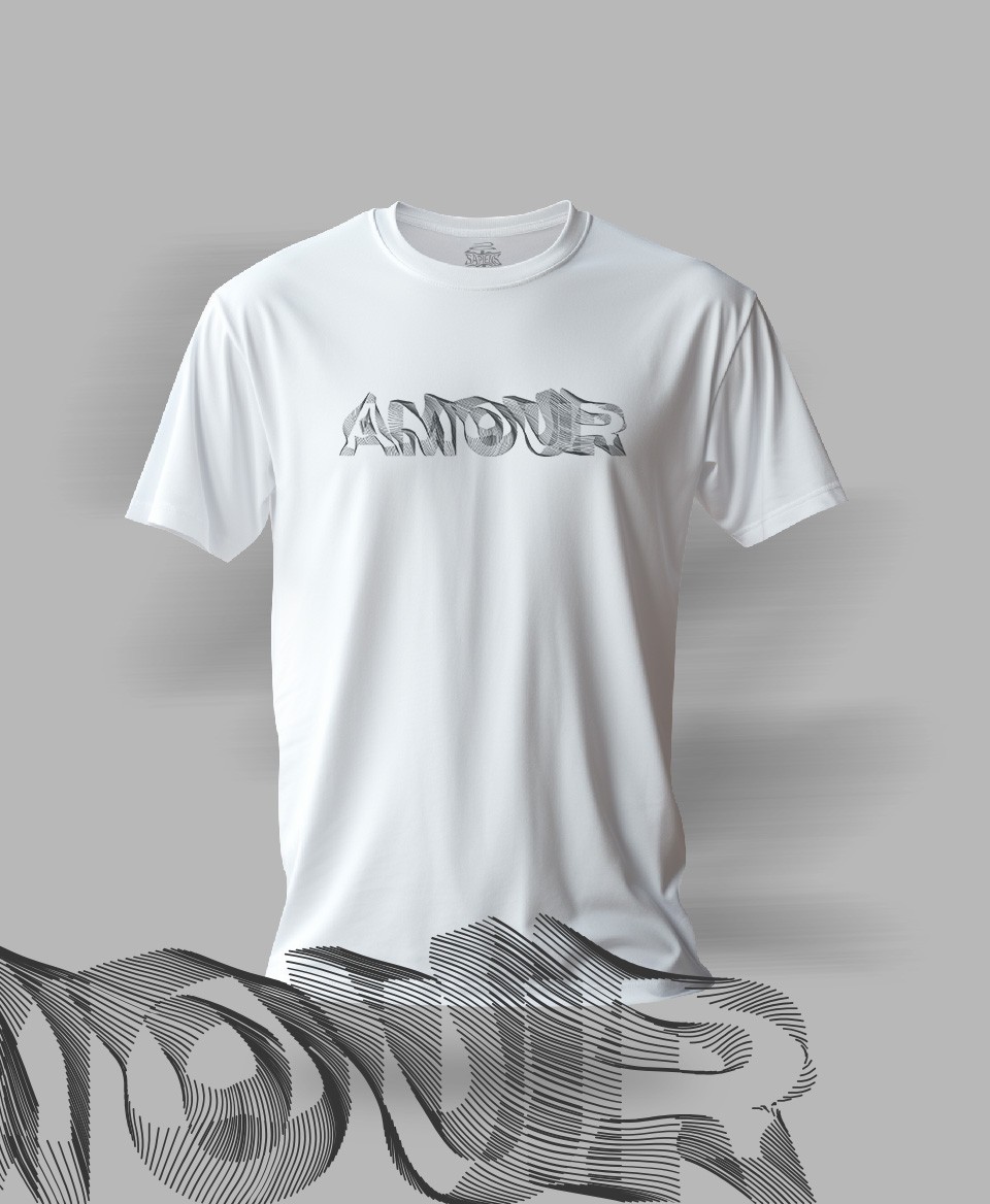 T-shirt Amour blanc 19