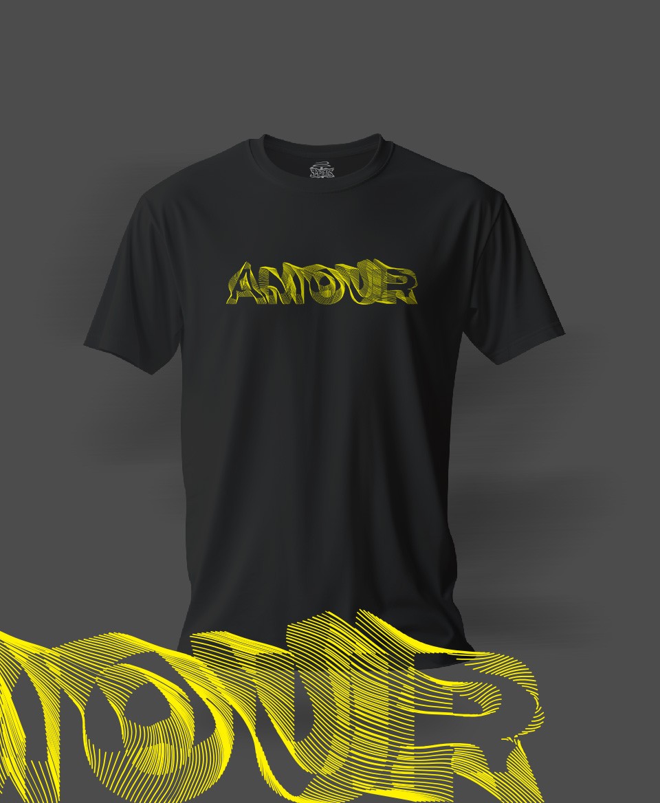 T-shirt Amour Black 019