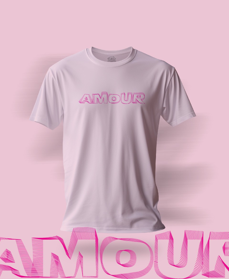 T-shirt Amour Rose 016