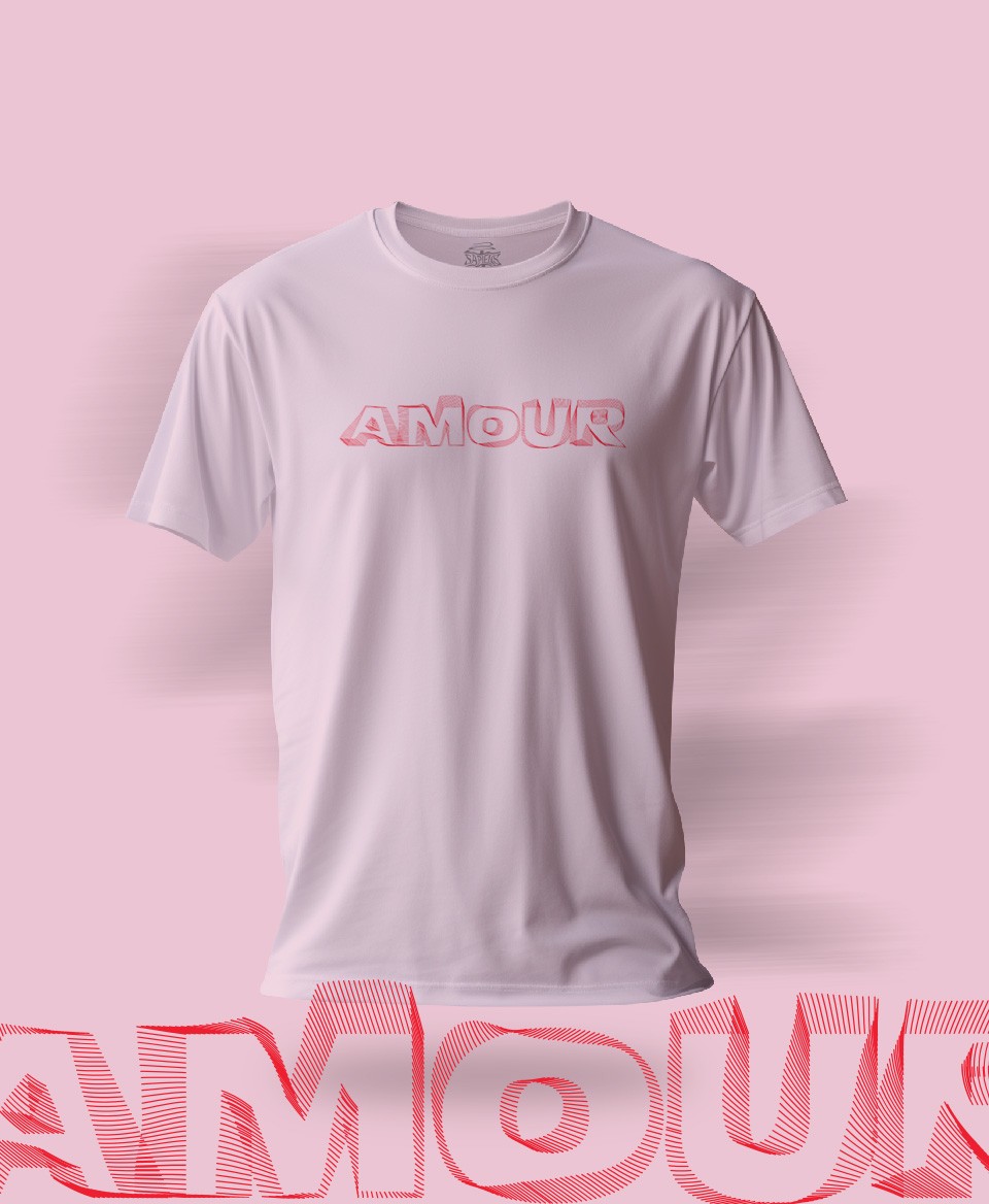 T-shirt Amour Rose 016